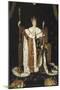 Portrait de Charles X en costume de sacre-Jean-Auguste-Dominique Ingres-Mounted Giclee Print