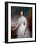 Portrait De Elisabeth De Wittelsbach (1837-1898) (Sissi Ou Sisi), Imperatrice D'autriche (1854-18-Franz Schrotzberg-Framed Giclee Print