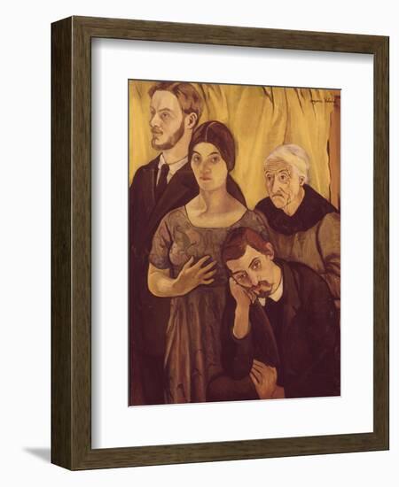 Portrait de Famille-Suzanne Valadon-Framed Giclee Print