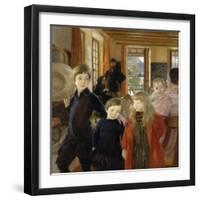 Portrait de famille-Albert Besnard-Framed Premium Giclee Print