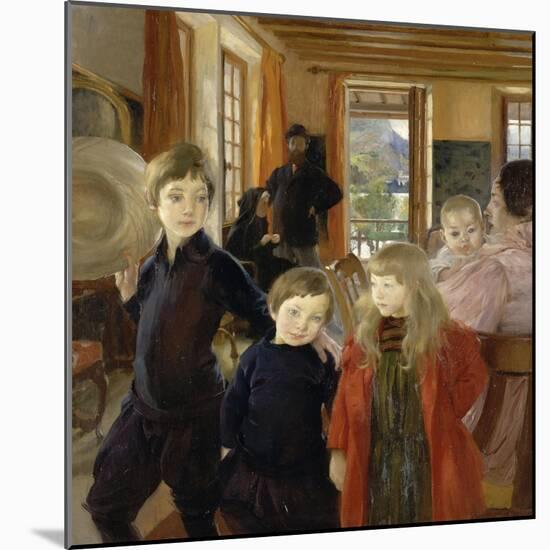 Portrait de famille-Albert Besnard-Mounted Giclee Print