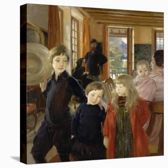 Portrait de famille-Albert Besnard-Stretched Canvas