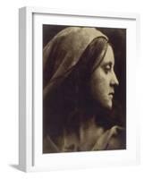 Portrait de Fanny Saint John-Julia Margaret Cameron-Framed Giclee Print