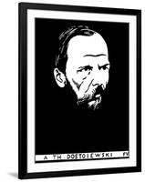 Portrait De Fedor Mikhailovitch Dostoievski (Dostoevsky, Dostoyevsky, Dostoievsky, Dostoevski, Fyod-Felix Edouard Vallotton-Framed Giclee Print