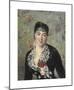 Portrait de Femme au Bouquet de Roses-Giovanni Boldini-Mounted Premium Giclee Print