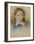 Portrait de Fillette-Pierre-Auguste Renoir-Framed Giclee Print