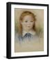 Portrait de Fillette-Pierre-Auguste Renoir-Framed Giclee Print