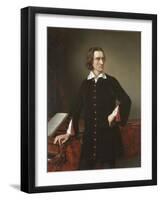 Portrait De Franz Liszt (1811-1886), Compositeur Et Pianiste Hongrois - Portrait De Franz Liszt - P-Miklos Barabas-Framed Giclee Print