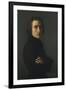 Portrait de Franz Liszt (1811-1886) compositeur et pianiste hongrois-Henri Lehmann-Framed Giclee Print