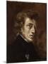 Portrait de Frédéric Chopin (1810-1849), musicien-Eugene Delacroix-Mounted Giclee Print
