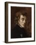 Portrait de Frédéric Chopin (1810-1849), musicien-Eugene Delacroix-Framed Giclee Print