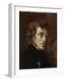 Portrait de Frédéric Chopin (1810-1849), musicien-Eugene Delacroix-Framed Giclee Print