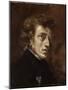 Portrait de Frédéric Chopin (1810-1849), musicien-Eugene Delacroix-Mounted Giclee Print