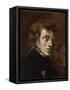 Portrait de Frédéric Chopin (1810-1849), musicien-Eugene Delacroix-Framed Stretched Canvas