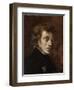 Portrait de Frédéric Chopin (1810-1849), musicien-Eugene Delacroix-Framed Giclee Print