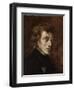 Portrait de Frédéric Chopin (1810-1849), musicien-Eugene Delacroix-Framed Giclee Print