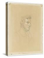 Portrait de Frédéric Chopin-Eugene Delacroix-Stretched Canvas