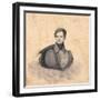 Portrait De Frédéric (Fritz) Baciocchi-Cattaneo-Framed Giclee Print