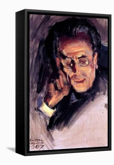 Portrait De Gustav Mahler (1860-1911) - Peinture De Akseli (Axel-Gallen, Axel Gallen) Gallen-Kallel-Akseli Valdemar Gallen-kallela-Framed Stretched Canvas