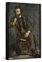 Portrait de Gustave Moreau-Edgar Degas-Framed Stretched Canvas