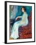 Portrait De Henryka Cohn - Peinture De Richard Gerstl (1883-1908), 1908, Huile Sur Toile - Portrait-Richard Gerstl-Framed Giclee Print