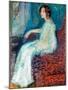 Portrait De Henryka Cohn - Peinture De Richard Gerstl (1883-1908), 1908, Huile Sur Toile - Portrait-Richard Gerstl-Mounted Giclee Print