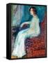 Portrait De Henryka Cohn - Peinture De Richard Gerstl (1883-1908), 1908, Huile Sur Toile - Portrait-Richard Gerstl-Framed Stretched Canvas