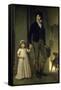 Portrait de J.B. Isabey et Sa Fille-Francois Gerard-Framed Stretched Canvas