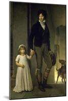 Portrait de J.B. Isabey et Sa Fille-Francois Gerard-Mounted Giclee Print