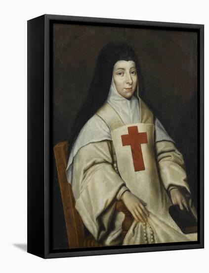 Portrait de Jacqueline de Sainte-Euphémie Pascal-null-Framed Stretched Canvas