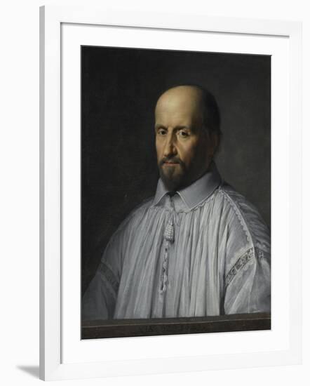 Portrait de Jean Duvergier de Hauranne, abbé de Saint-Cyran-Philippe De Champaigne-Framed Giclee Print