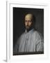 Portrait de Jean Duvergier de Hauranne, abbé de Saint-Cyran-Philippe De Champaigne-Framed Giclee Print