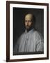 Portrait de Jean Duvergier de Hauranne, abbé de Saint-Cyran-Philippe De Champaigne-Framed Giclee Print