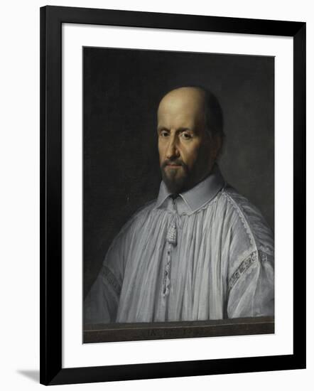 Portrait de Jean Duvergier de Hauranne, abbé de Saint-Cyran-Philippe De Champaigne-Framed Giclee Print