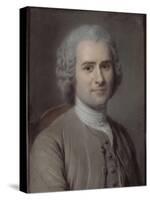 Portrait de Jean-Jacques Rousseau (1712-1778), philosophe-Maurice Quentin de La Tour-Stretched Canvas