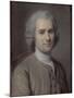 Portrait de Jean-Jacques Rousseau (1712-1778), philosophe-Maurice Quentin de La Tour-Mounted Giclee Print