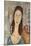Portrait De Jeanne Hebuterne-Amedeo Modigliani-Mounted Giclee Print