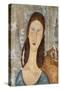Portrait de Jeanne Hebuterne-Amedeo Modigliani-Stretched Canvas