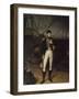Portrait de Jérôme Bonaparte en costume d'officier de marine sur le pont d'un vaisseau-Giuseppe Bezzuoli-Framed Giclee Print