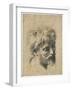 Portrait De Jeune Apotre  (Head of Young Apostle) Charbon Sur Papier De Raphael (Raffaello Sanzio)-Raphael (1483-1520)-Framed Giclee Print