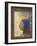 Portrait de jeune femme au bonnet bleu-Odilon Redon-Framed Giclee Print