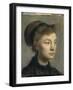 Portrait de jeune femme-Edgar Degas-Framed Giclee Print