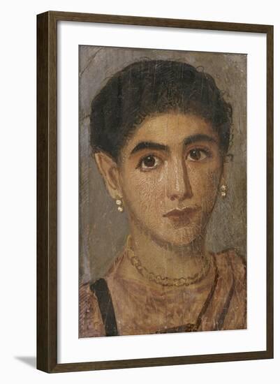 Portrait de jeune femme-null-Framed Giclee Print