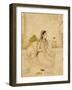 Portrait de jeune femme-null-Framed Giclee Print