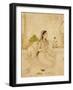 Portrait de jeune femme-null-Framed Giclee Print