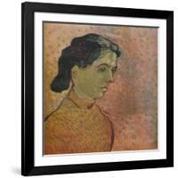 'Portrait De Jeune Fille Sur Fond Rose', 1888-Vincent van Gogh-Framed Giclee Print