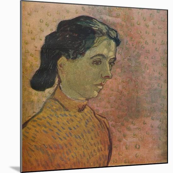 'Portrait De Jeune Fille Sur Fond Rose', 1888-Vincent van Gogh-Mounted Giclee Print