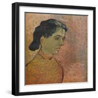 'Portrait De Jeune Fille Sur Fond Rose', 1888-Vincent van Gogh-Framed Giclee Print