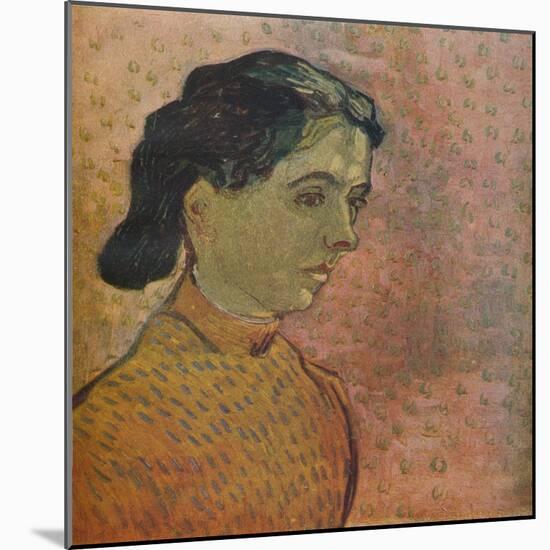 'Portrait De Jeune Fille Sur Fond Rose', 1888-Vincent van Gogh-Mounted Giclee Print