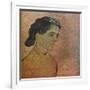 'Portrait De Jeune Fille Sur Fond Rose', 1888-Vincent van Gogh-Framed Giclee Print